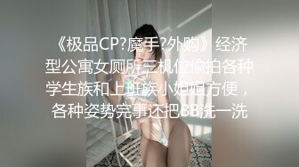 《极品CP?魔手?外购》经济型公寓女厕所三机位偸拍各种学生族和上班族小姐姐方便，各种姿势完事还把BB洗一洗