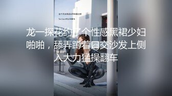 龙一探花约了个性感黑裙少妇啪啪，舔弄蹲着口交沙发上侧入大力猛操翻车