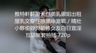 推特軒軒撩天然美乳禦姐出租屋乳交穿性感黑絲激戰／精壯小夥偷錄與苗條女友白日宣淫互舔無套抽插 720p