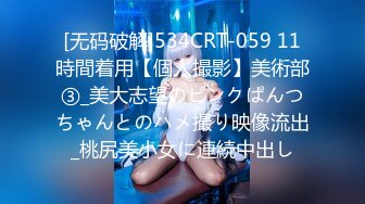 [无码破解]534CRT-059 11時間着用【個人撮影】美術部③_美大志望のピンクぱんつちゃんとのハメ撮り映像流出_桃尻美小女に連続中出し