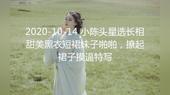 2020-10-14 小陈头星选长相甜美黑衣短裙妹子啪啪，撩起裙子摸逼特写