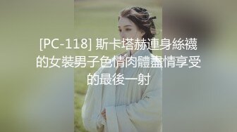 [PC-118] 斯卡塔赫連身絲襪的女裝男子色情肉體盡情享受的最後一射