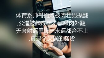 体育系帅哥约炮被肉壮男操翻,公逼被操成黑木耳嫩肉外翻,无套射逼里拔出来逼都合不上,真是个欠操的骚货